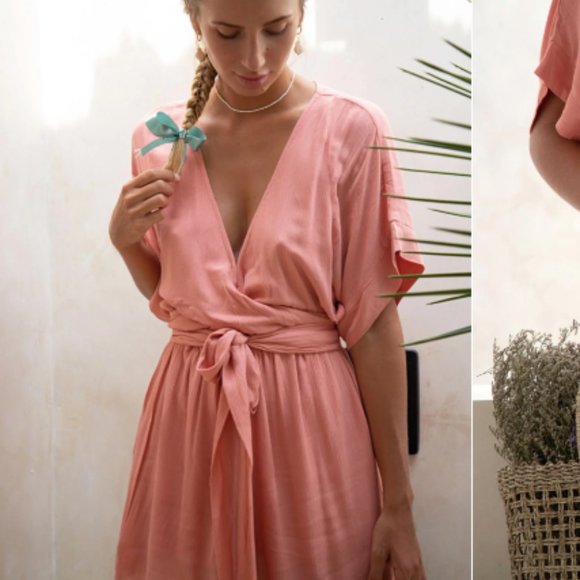 Hazel & Fold | Melody Mini Dress | Rose Gold - Size M/L - Picture 5 of 5